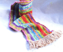 Rainbow scarf